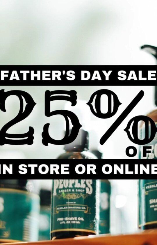 Shop our private label products in-store and online now through June 19th and get 25% off with promo code DAD25. Tap the link in bio.
​
​#stylingtips #stylingproducts #peoplesbarber #peoplesbarbershop #bestdad #fathersday #barbershop #barber #bayareabarber